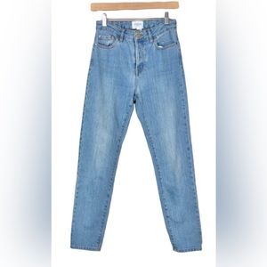 Sezane Light Wash Denim High Waist Jeans Size 27